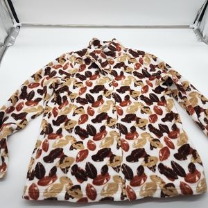 Bonnie Evans Fleece Jacket Women Size Small